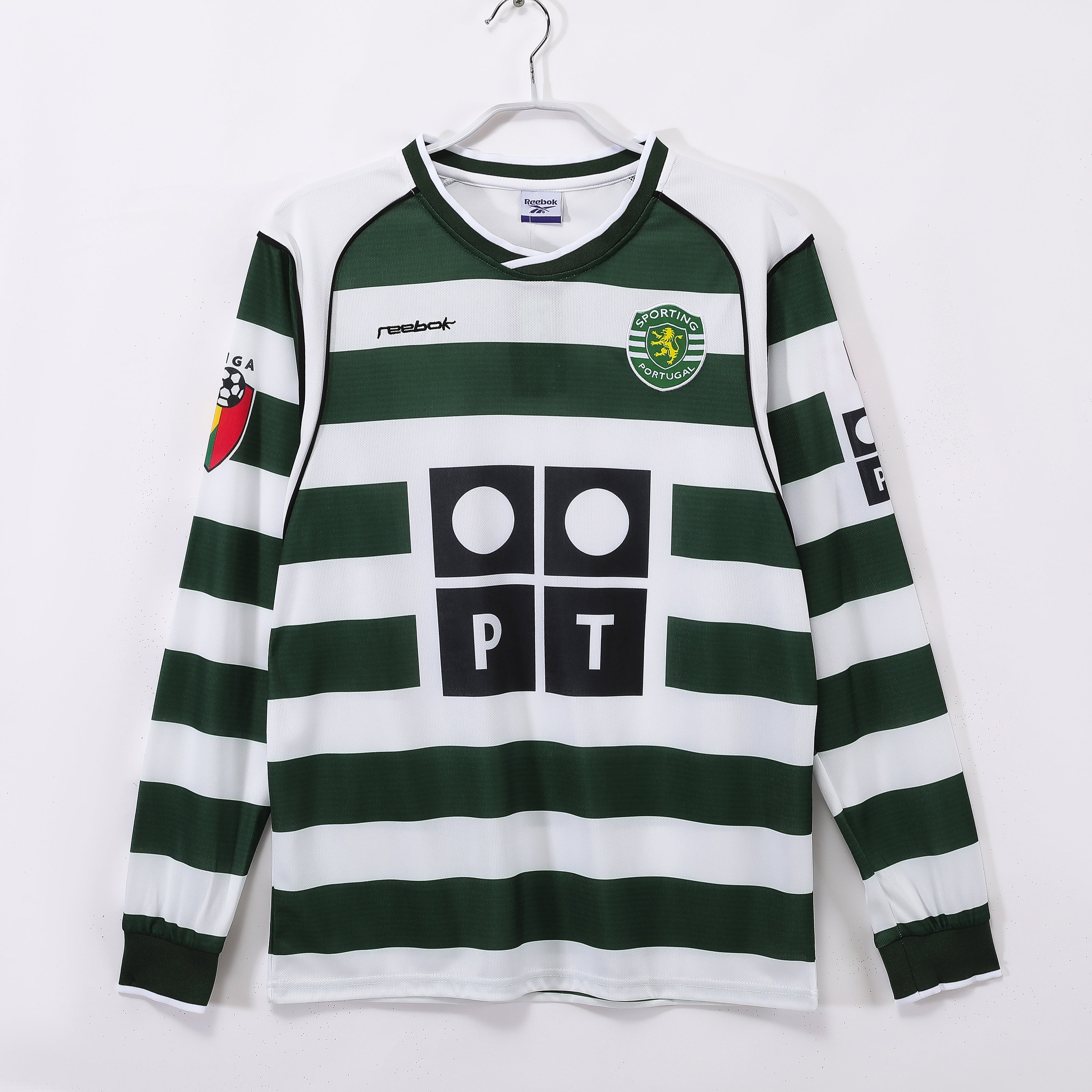 SPORTING CP 2001/03 LONGSLEEVE RETRO JERSEY