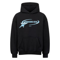 Kapuzenpullover mit Sternschnuppen-Print